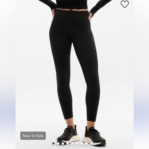 Athleta Black Rainier 7/8 Legging